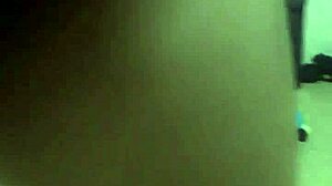 The asian husband rips his wife's pants in the kitchen