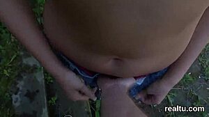 Czech Supermarket Chick Seduced Stripped Hardcore POV Poking Session