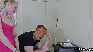 Feisty chick endures hardcore anal ass to mouth asylum treatment