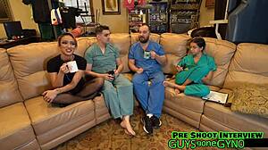 ever wonder what happens in canada's yearly checkup with daddy fingering in latex gloves?