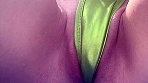 Italian Milf Exposes Tight Shaved Pussy on Miami Beach!