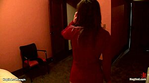 Wrestler Pounds Bound Milf's Ass in Rough Anal!