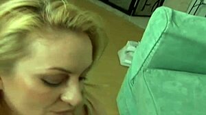 A HOT BUSTY MILF DEVOURS CJ WRIGHT'S MASSIVE BLACK COCK!