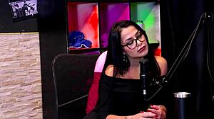 do your job right, she warned about pills before this black gangbang on sheer red...