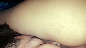 Homemade couple savors Susy's tasty pussy and ass licking.