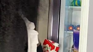 caught my ebony maid riding boss cock now watch full squirt video