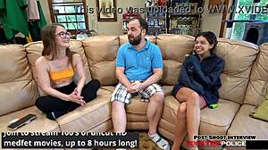 the blackmail keeps going with miraa monroe gagging on cock deepthroat facefucking backstage pov