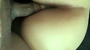 Thick fat ass girl bounces hard on black cock