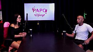 do your job right, she warned about pills before this black gangbang on sheer red...