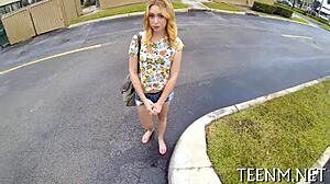 hardcore street teen lucy tyler loves money and titan cock