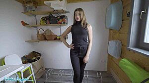 hot wife cheats public agent big cock blowjob cum mouth outdoor