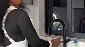 caught my ebony maid riding boss cock now watch full squirt video