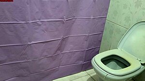 Caught stepson stroking grabs my big milf ass puma for bareback bath pound