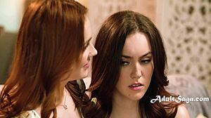 Redhead Wants to Fuck and Scissor Stepmom Wet Pussy