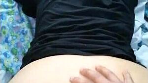 fat neighbor's big ass rides huge black cock deep inside