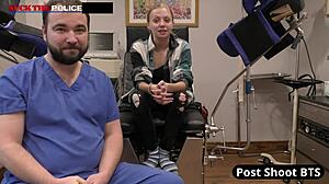 Ava Siren deepthroats boss cock at work