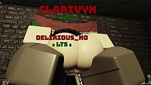 Roblox Whitegirl Slut Deepthroats Monster BBC Interracial Blowjob