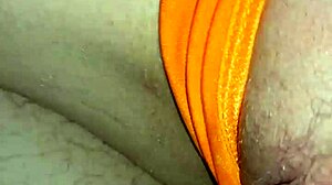 Skinny wife moans for hubby's multiple creampies in shaved dripping pussy quickie