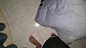 Hey, this is how you show love—tiny Latina rides banana cock wet!