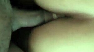 Thick fat ass girl bounces hard on black cock