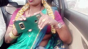 Indian Housewife Fucks Daddy-in-Law in Car with Telugu Dirty Talk