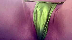 Italian Milf Exposes Tight Shaved Pussy on Miami Beach!