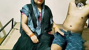 Desi Mommy Takes Neighbor Boy's Monster Cock Deep Doggystyle Rough