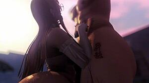 her endless teasing led to bent over doggystyle pounding