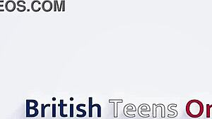 Intense British teen discovers massive squirting orgasms