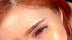 Petite Japanese Street Whore April Maxima Swallows Customer Cum in Mouth Blowjob