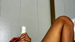 edging my big wet pussy lips slow and teasing right in front of best friend