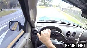 hardcore street teen lucy tyler loves money and titan cock