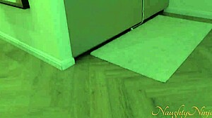 stepmom flashes panties too easily while bending over