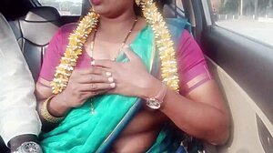 Indian Housewife Fucks Daddy-in-Law in Car with Telugu Dirty Talk