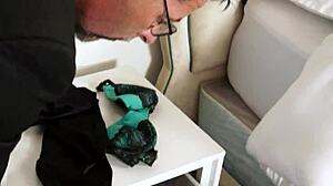 Horny Cougar Stepmom Batters Step-Teens Small Tits Face with Massive Facial Cumshot in HD Taboo Hardcore