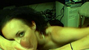 Beautiful Babe Devours Cock in Bold Intense Blowjob