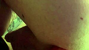 Slut loses anal grip on massive horse cock dildo closeup