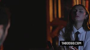 I can't resist pervert priest ramming virgin teen Penelope Kay's tight ass