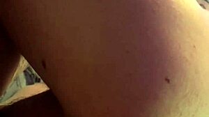 Slut loses anal grip on massive horse cock dildo closeup