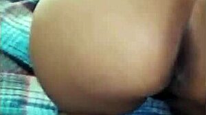 fat neighbor's big ass rides huge black cock deep inside