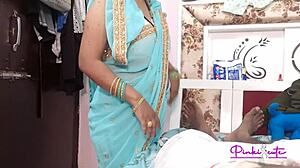 daddy, your huge cock made me wet sasur fucks bahu hard after penis tease