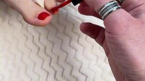 Daddy's Petite Girl Spanked Barefoot in Uniform Cosplay Fetish Frenzy!