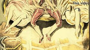 vintage erotic drawings from antique era