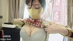 hey boss, that poor indian maid saanvi got fucked hard at work