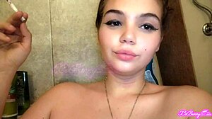 ever caught someone smoking casually in the bath tub?