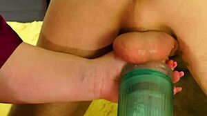 Step Mom Catches Jerk Off and Milks Huge Cum Load