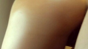 Bent over stepdaughter sleepwalks into daddy's doggystyle pounding!