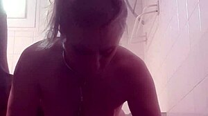 French slave housewife sucks cock deep humiliated with cumshot facial 2024!