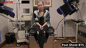 Ava Siren deepthroats boss cock at work