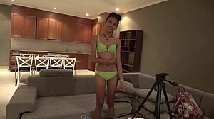 Filipina anal creampie stays inside motionless after bangkok street fuck